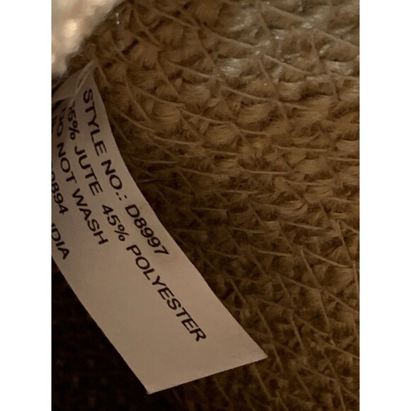 Magid Round Jute Tote Bag Shoulder Handbag Purse Shopper Boho Beach Straw Woven - Picture 6 of 11